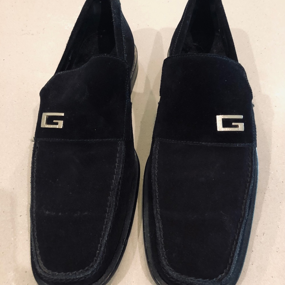 mens black gucci loafers